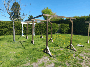 Alternative view of Wedding Arch - Triple